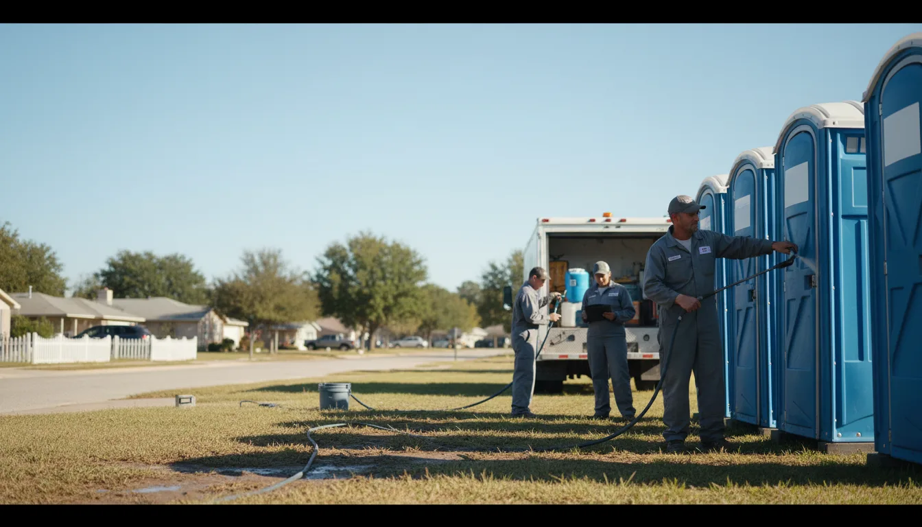 Long-Term Portable Toilet Rental in Ellinwood, KS near me